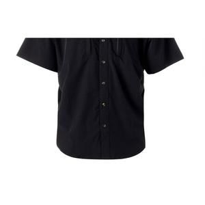 NEW FIELDSTONE men's roost classic short sleeve button down shirt in black